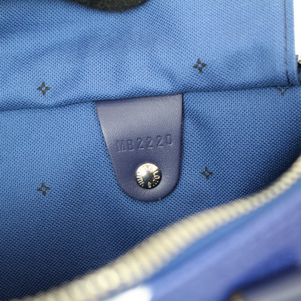 Louis Vuitton Speedy Bandouliere 30 Boston Bag Blue - Picture 10 of 16